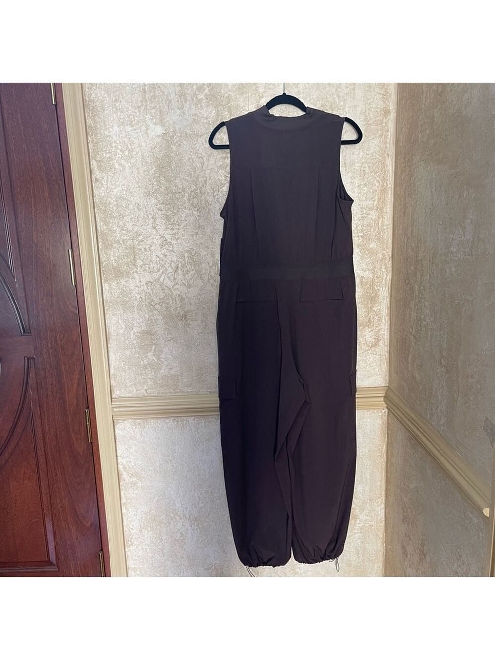 ATHLETA BROOKLYN UTILITY BAGGY JUMPSUIT Relax fit Color Shale Dusty Purple 14P - Picture 14 of 17
